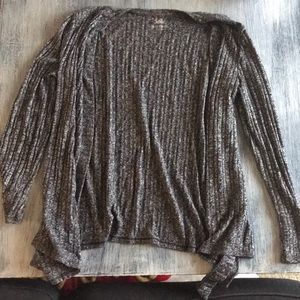 Gray cardigan